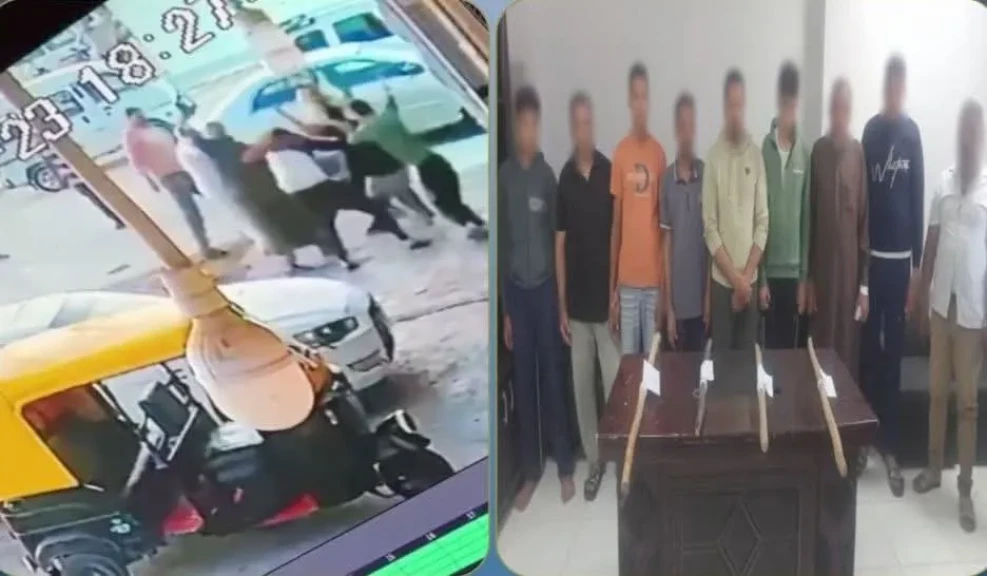 الداخلية: ضبط المتهمين في مقطع فيديو مشاجرة عدد من الأشخاص بإستخدام عصي خشبية