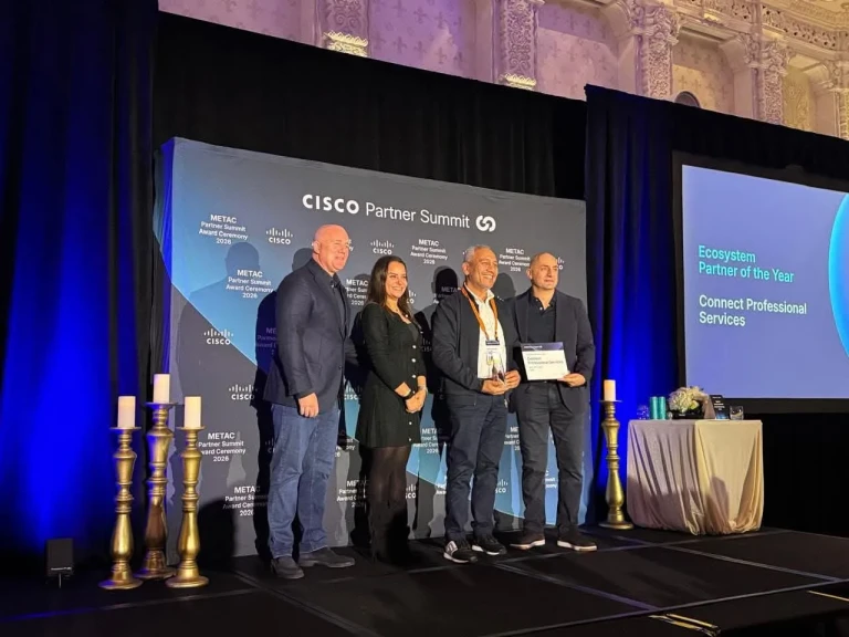 من فانكوفر بكندا.. CONNECT-PS تحصد جائزة Cisco Ecosystem Partner of the Year 2026 لمنطقة الشرق الأوسط وتركيا وأفريقيا