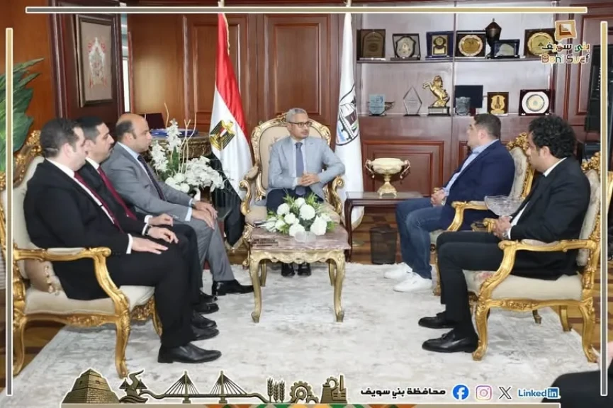 محافظ بني سويف يلتقي الهيئة البرلمانية لحزب مستقبل وطن