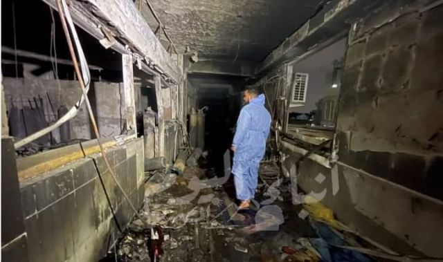 العراق: ارتفاع حصيلة ضحايا حريق مستشفى ابن الخطيب إلى 192 قتيلا وجريحا