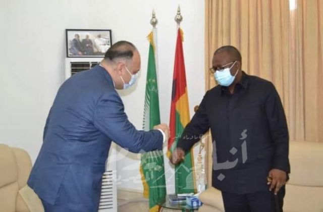رئيس جمهورية غينيا بيساو يستقبل السفير المصري في كوناكري