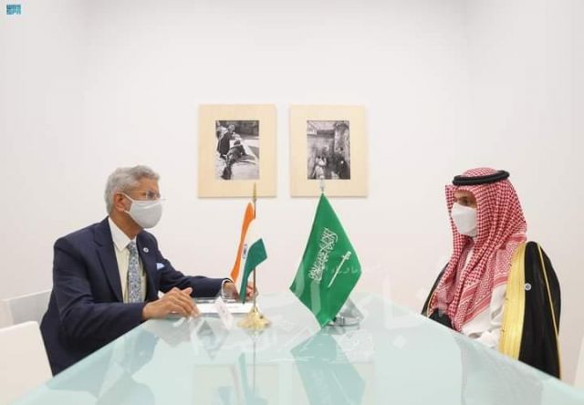 وزير الخارجية السعودي يلتقي نظيره الهندي