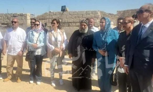 لجنة الاعلام والثقافة بالنواب يتفقدون منطقة آثار أبو مينا بالاسكندرية